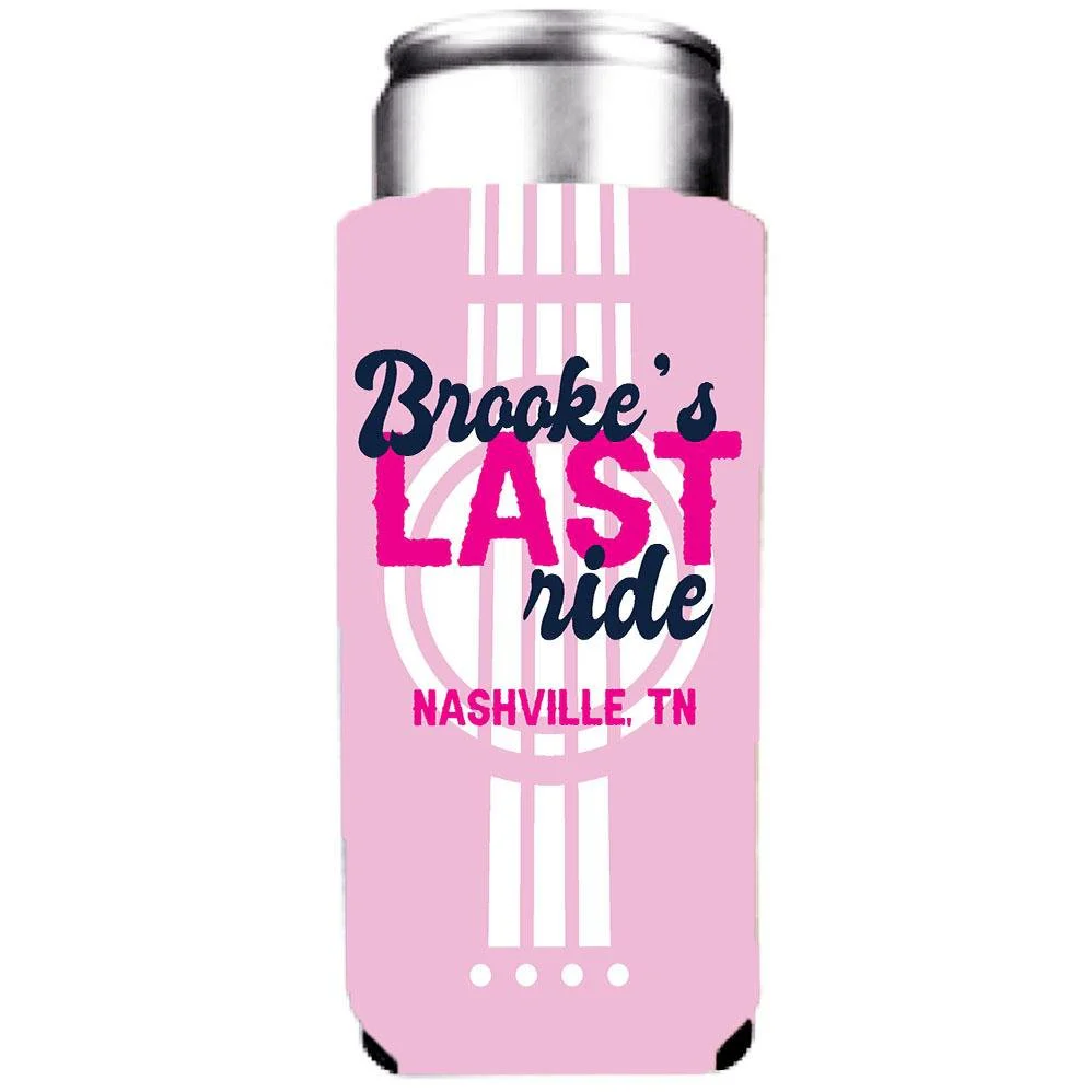 Let's Get Nashty Nashville Bachelorette Custom Can Cooler Set - Image 5