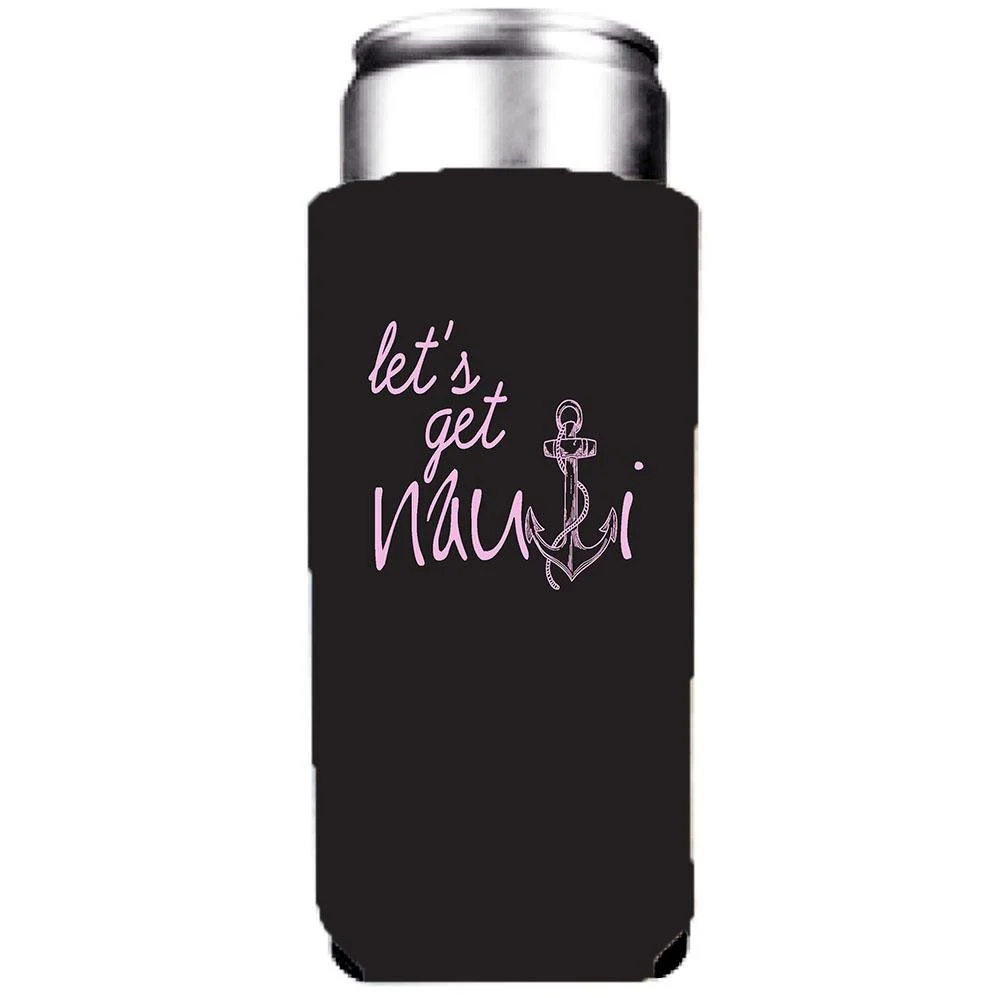 Let's Get Nauti Bachelorette Custom Can Cooler Set - Image 5