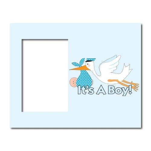 It's a Boy! Blue Stork Picture Frame #1 - Image 2