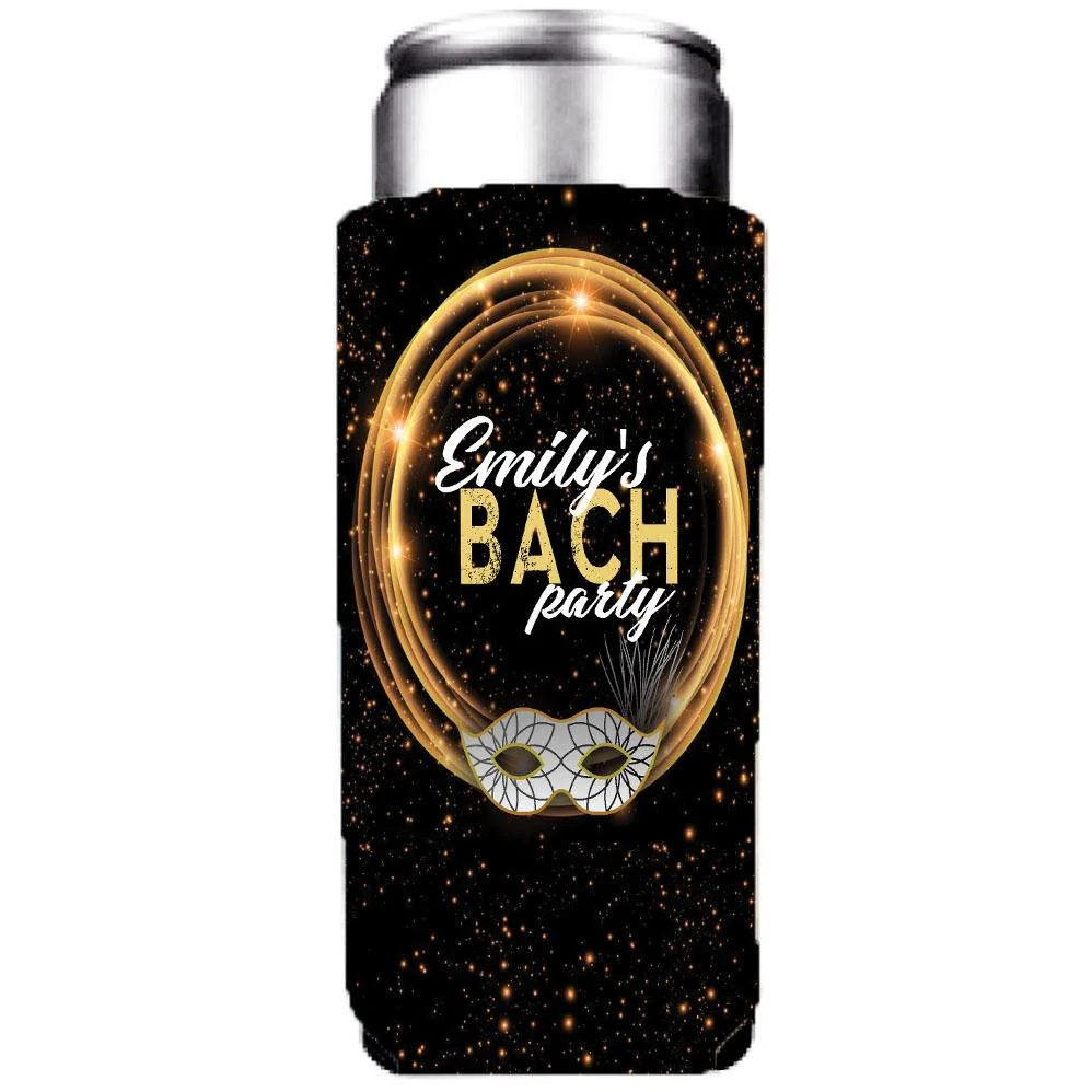New Orleans Themed Bachelorette Party Custom Can Cooler Set - Image 4