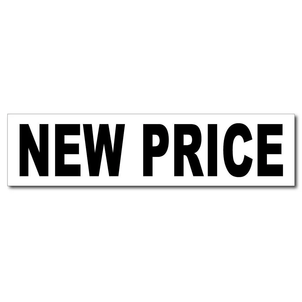 New Price Real Estate Yard Sign Rider Set - Image 2