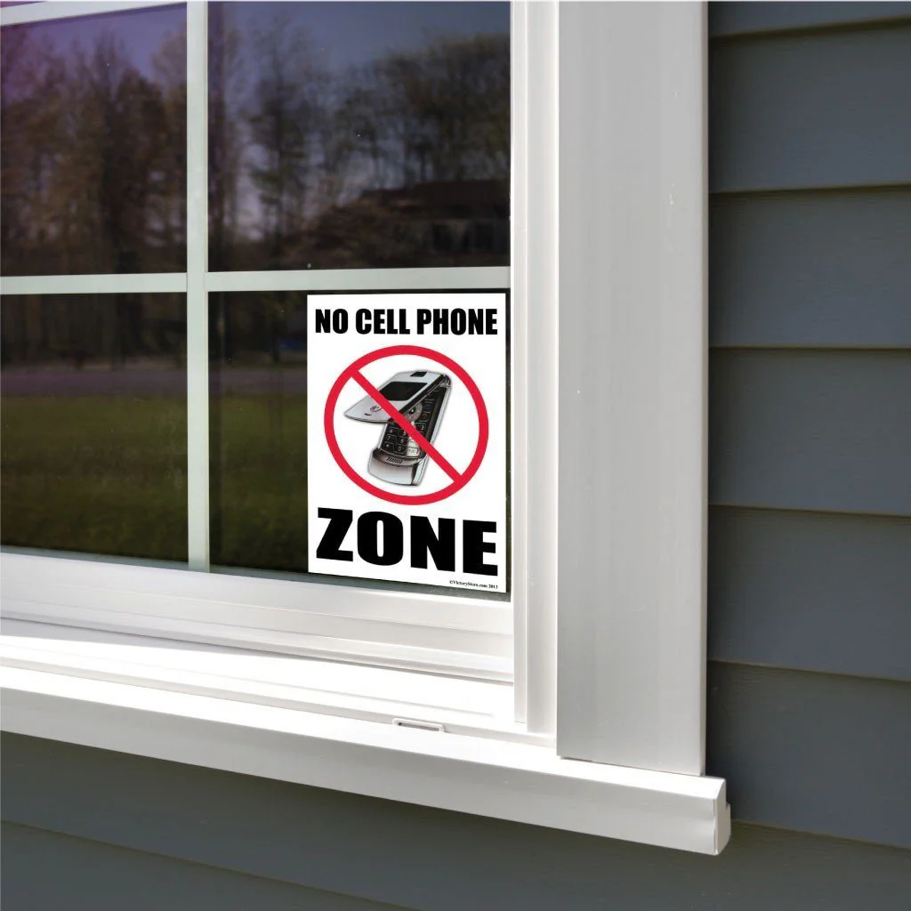 No Cellular Phone Zone Sign or Sticker - Image 9