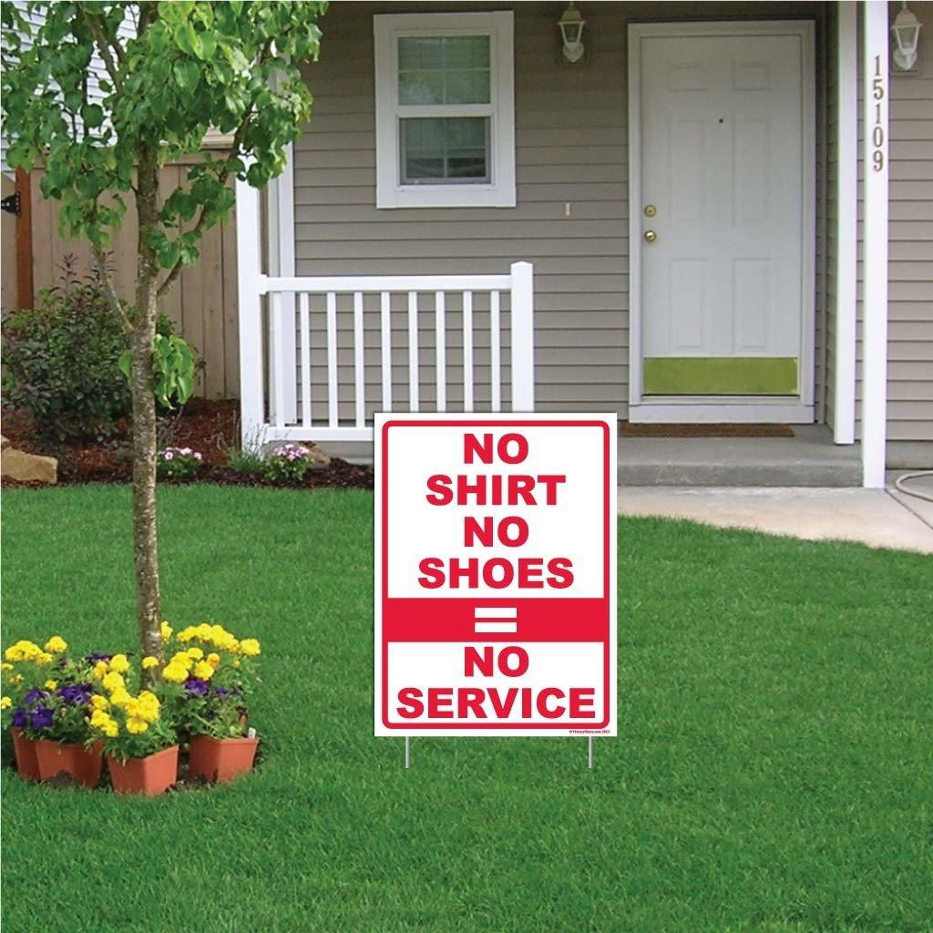 No Shirt, No Shoes, No Service Signage - Image 8