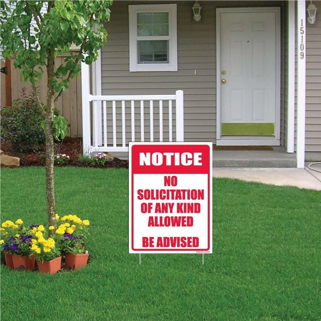 No Soliciting Allowed Sign or Sticker - Image 8