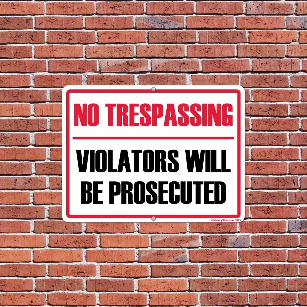 No Trespassing Violators will be Prosecuted Sign or Sticker - Image 3