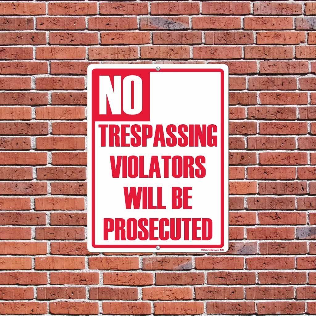 No Trespassing Violators will be Prosecuted Sign or Sticker - Image 7