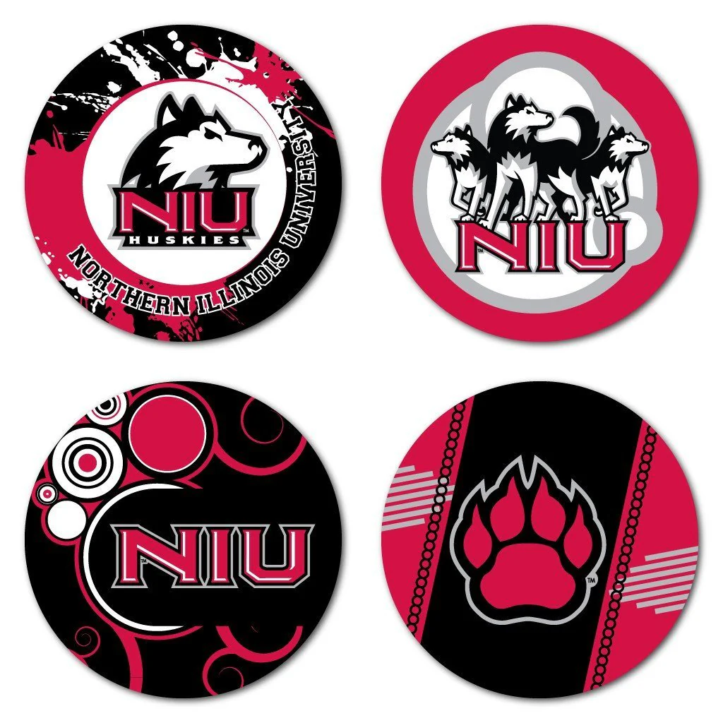 Northern Illinois University Fun Designs Coaster Set of 4