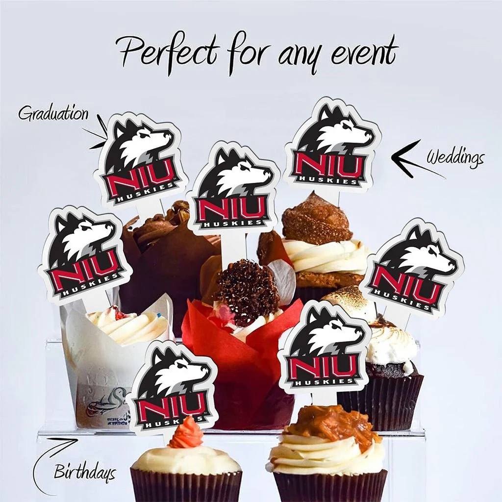 Northern Illinois University Cupcake Toppers - Officially Licensed - Image 4