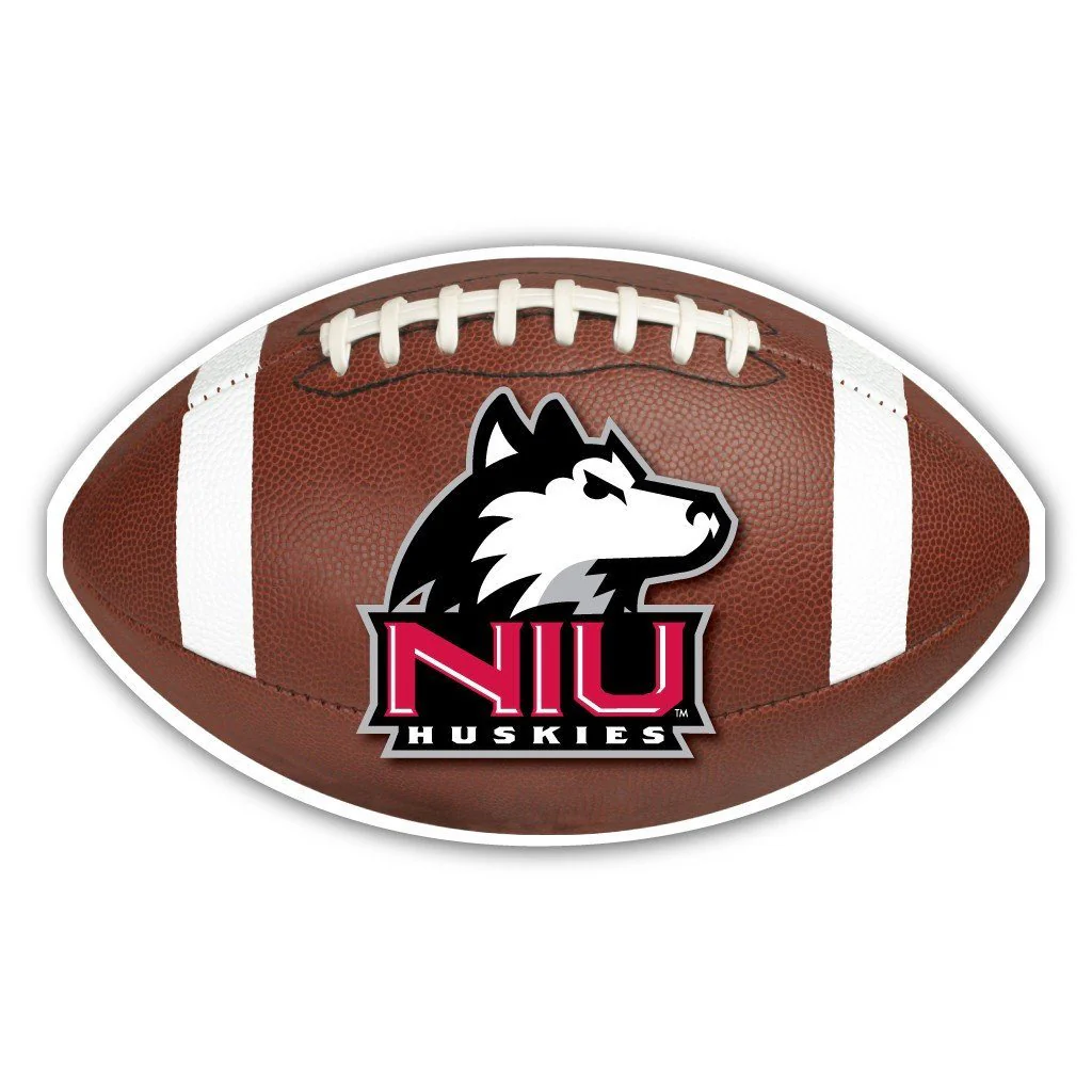 Northern Illinois University Football Shaped Magnet - Image 2