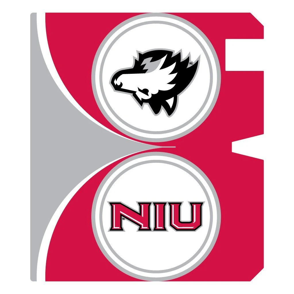 Northern Illinois University Circle Design Magnetic Mailbox Cover - Image 2