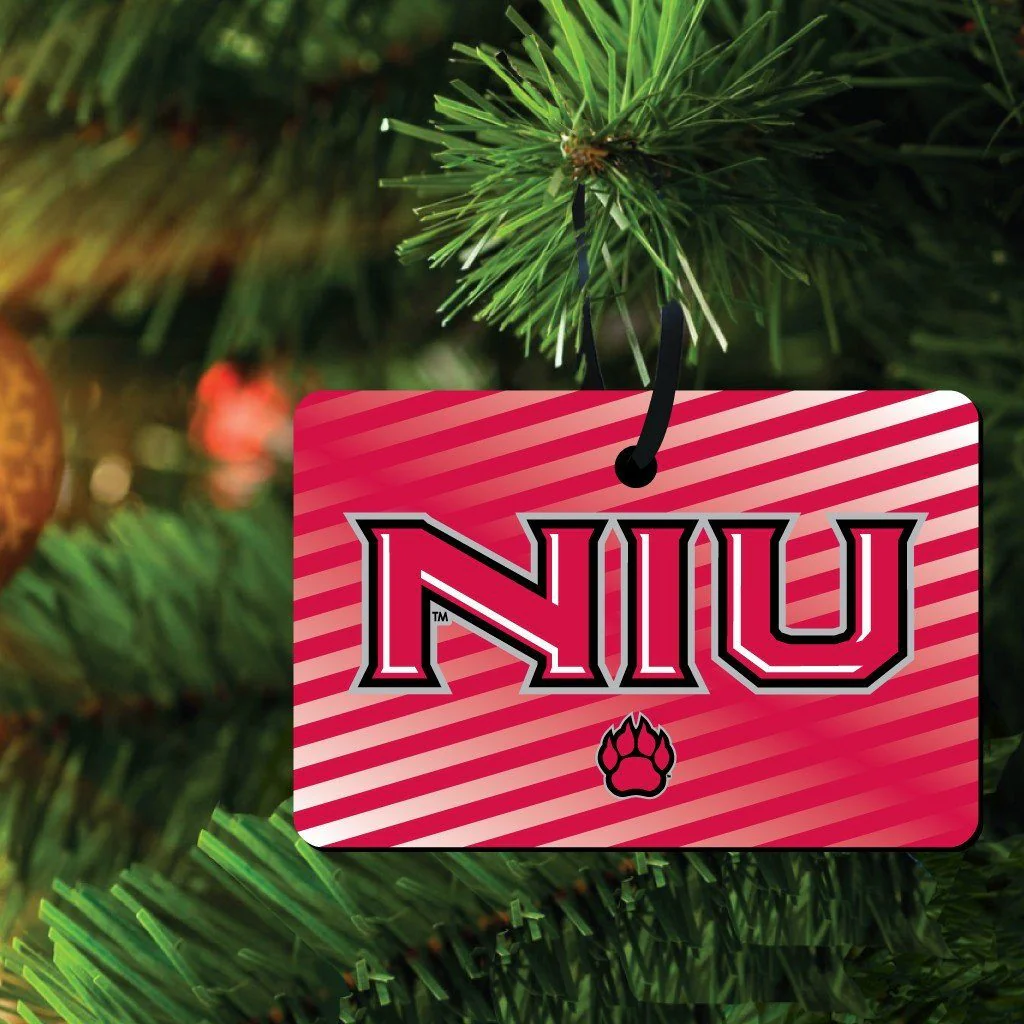 Northern Illinois University Rectangle Ornament Set of 3