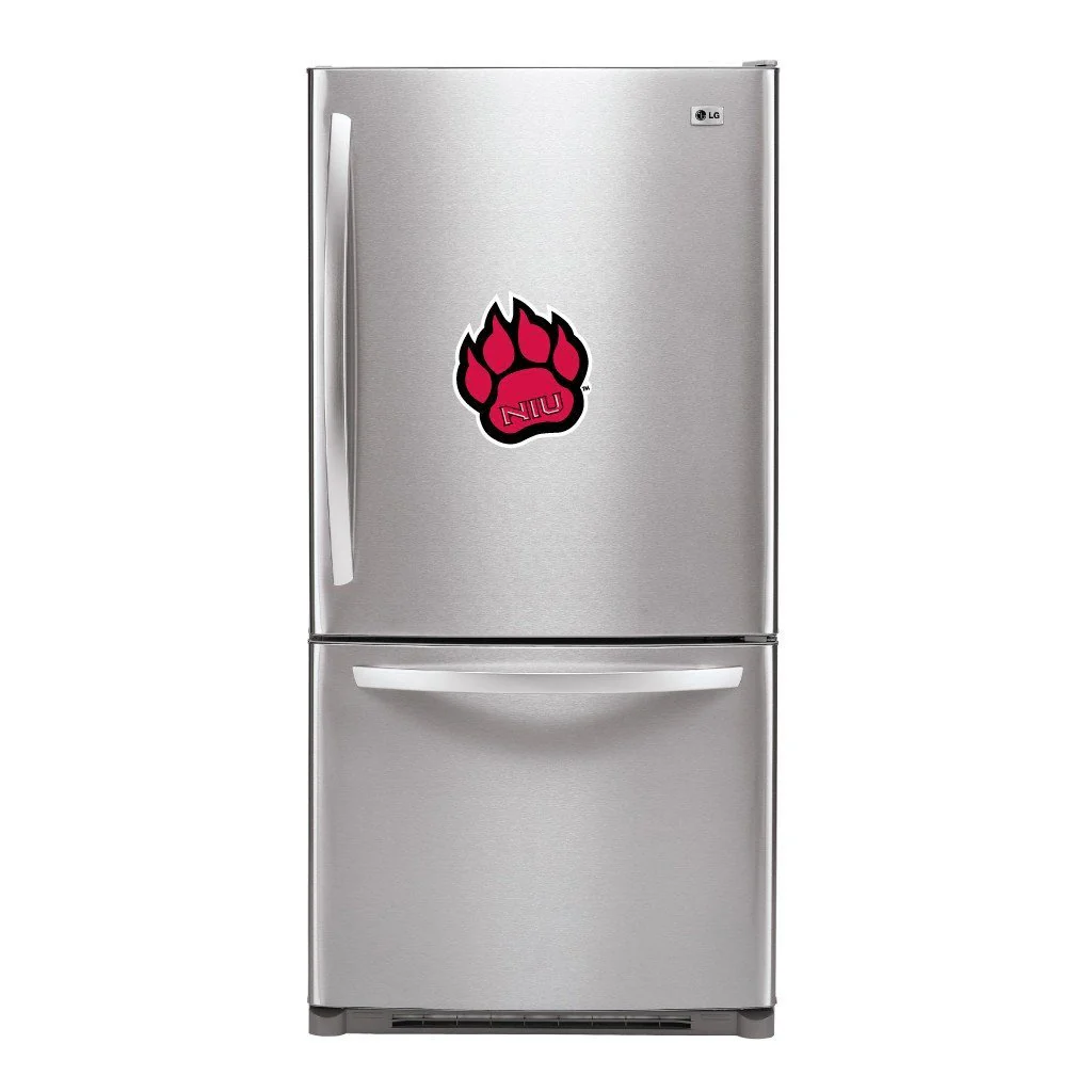 Northern Illinois University Paw Shaped Magnet - Image 3