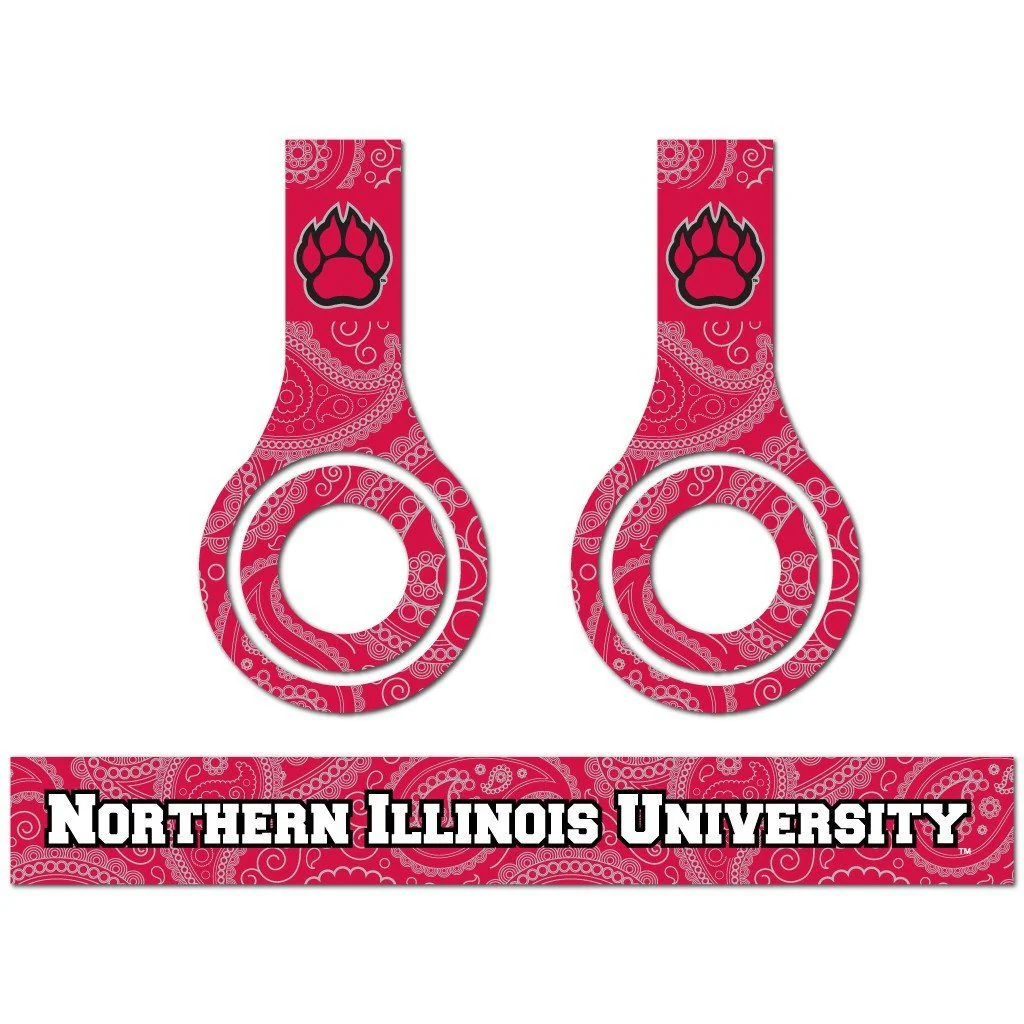 Northern Illinois University Skins for Beats Solo HD Headphone | Set of 3 - Image 3