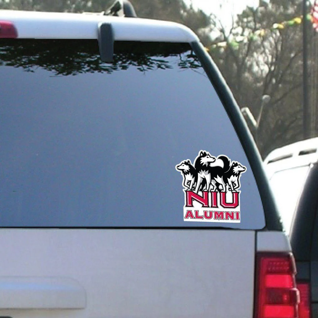 Northern Illinois University Alumni Window Decal Set of 2