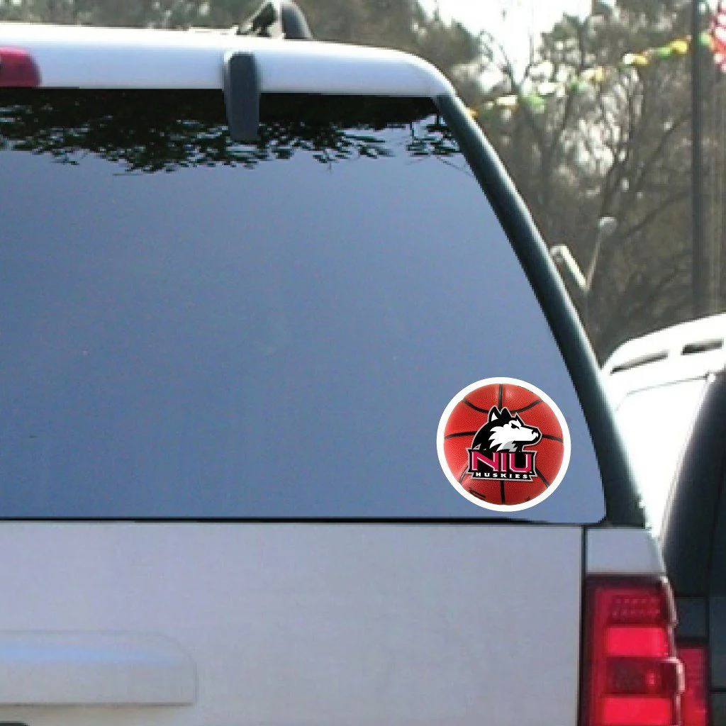 Northern Illinois University Basketball Window Decal Set of 2
