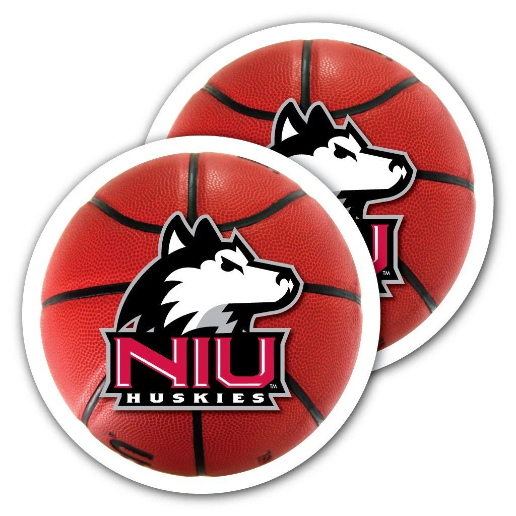Northern Illinois University Basketball Window Decal Set of 2 - Image 2