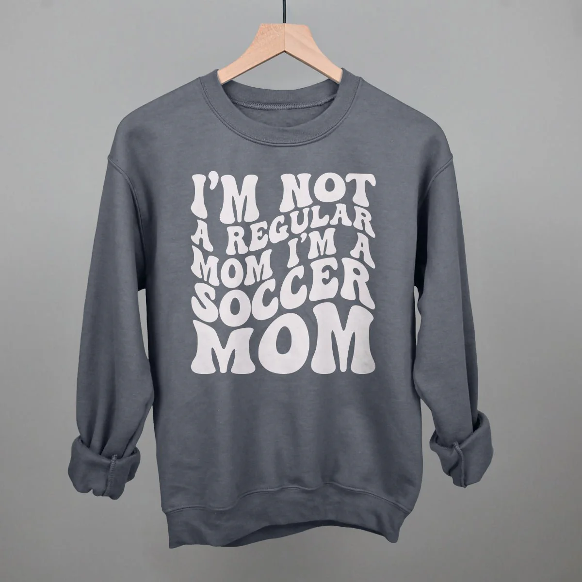 Not a Regular Mom Soccer Sweatshirt - Image 11