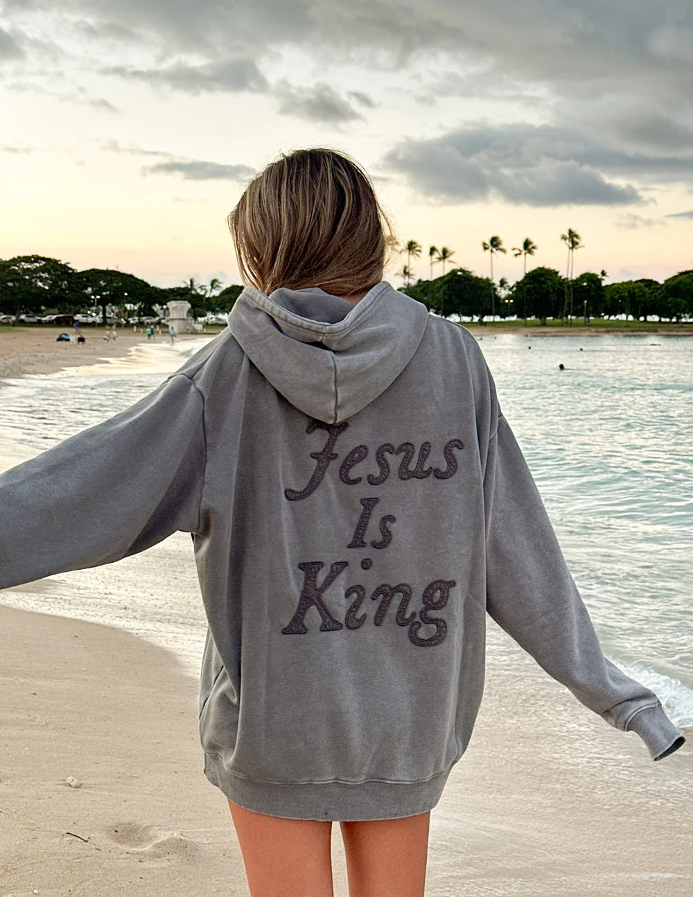 Not Sorry Jesus Is King Unisex Hoodie - Image 8