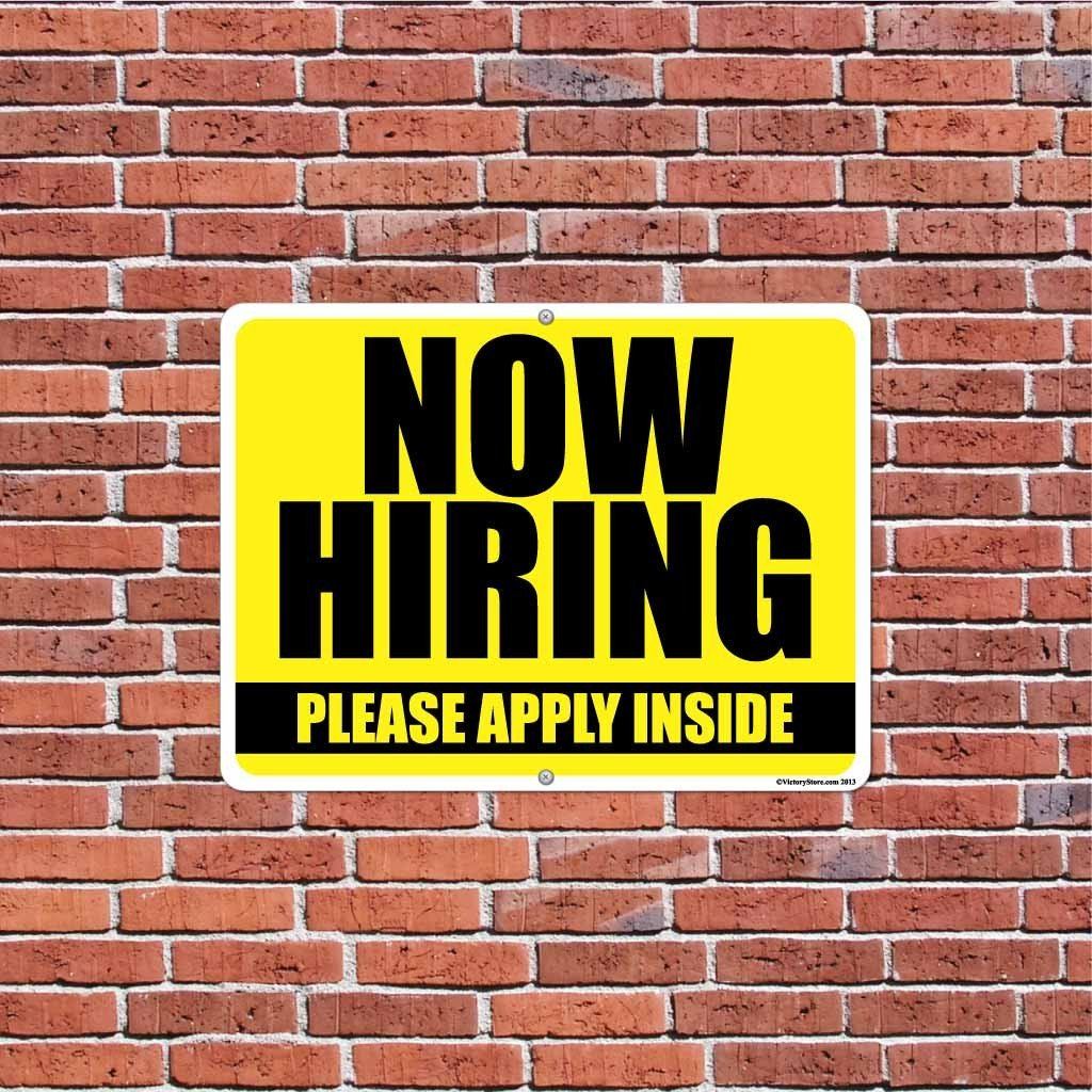 Now Hiring Sign or Sticker - Image 7