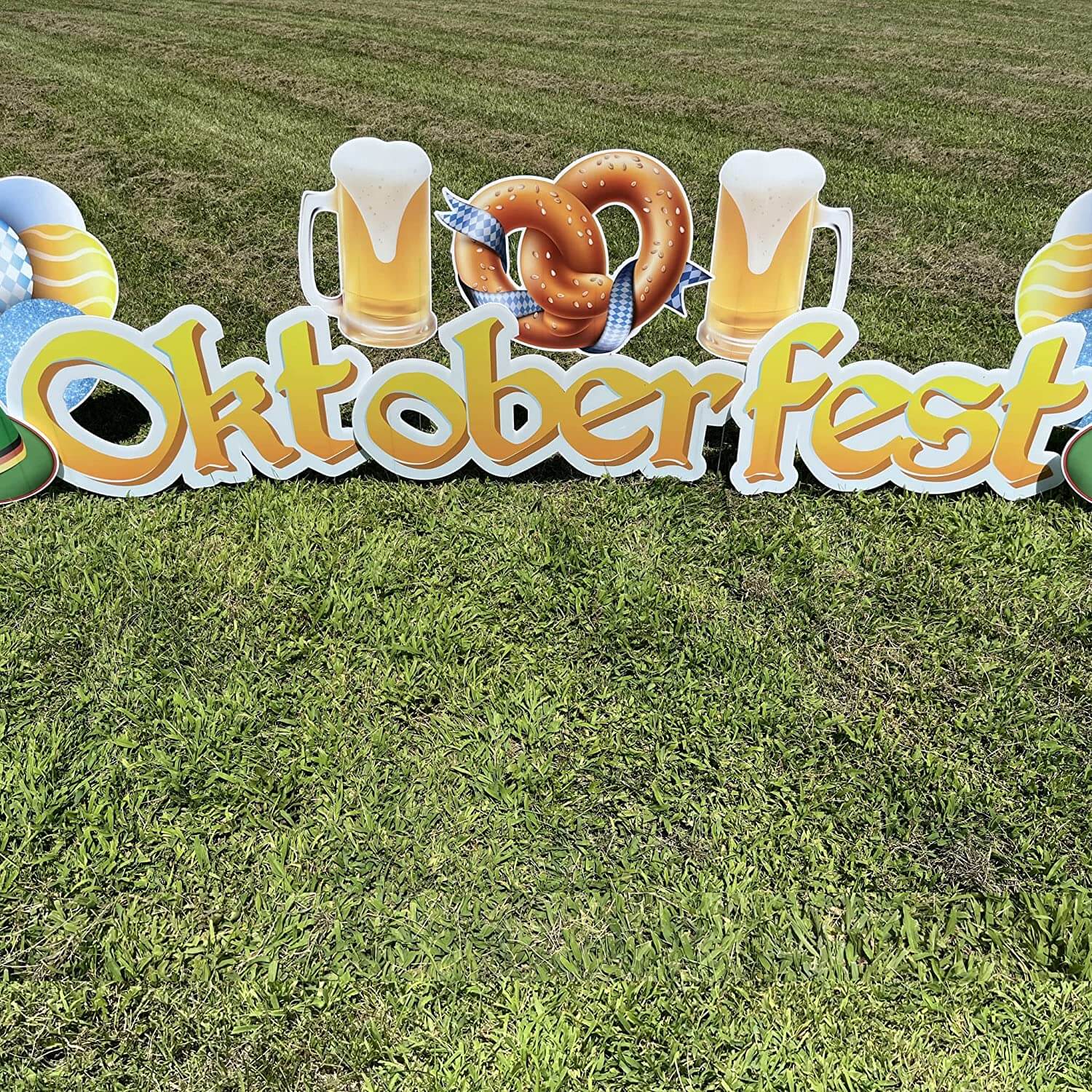 Oktoberfest Quick Set Yard Card 12 piece set - Image 2