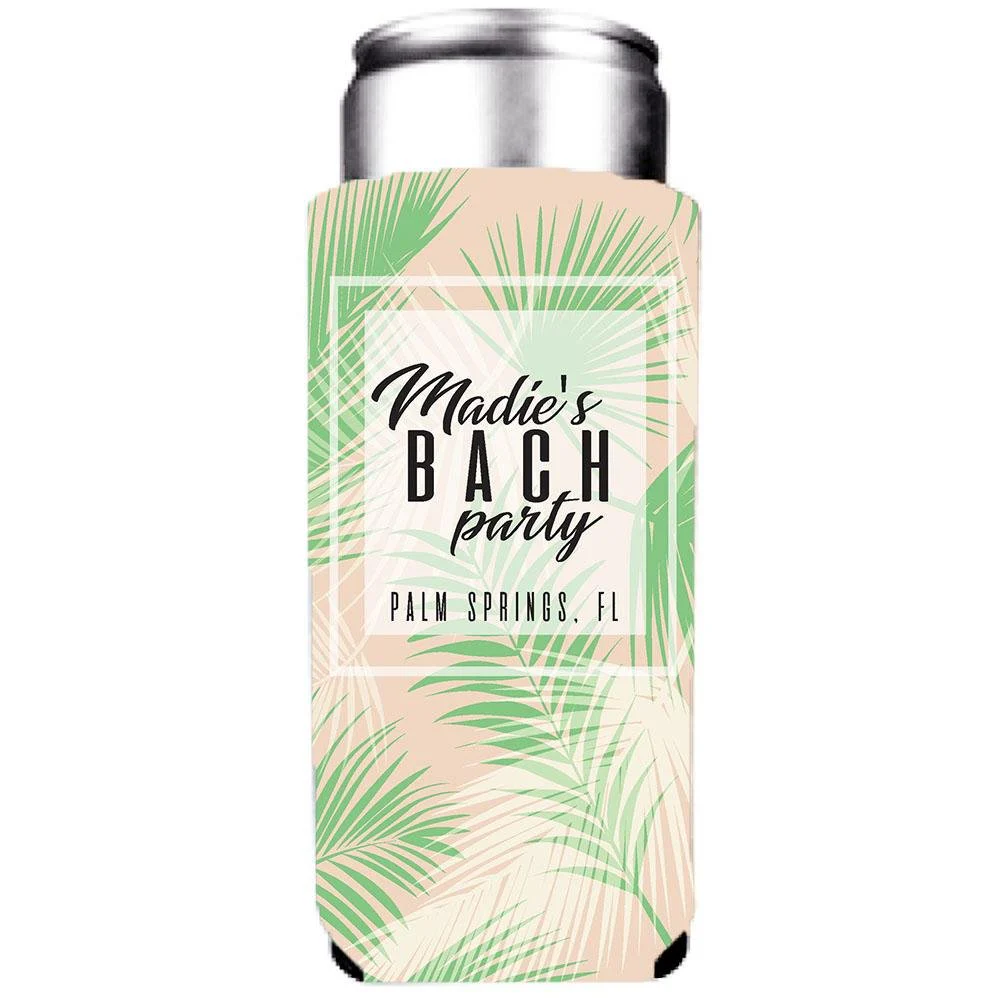 Palm Springs Bachelorette Party Custom Can Cooler Set - Image 4