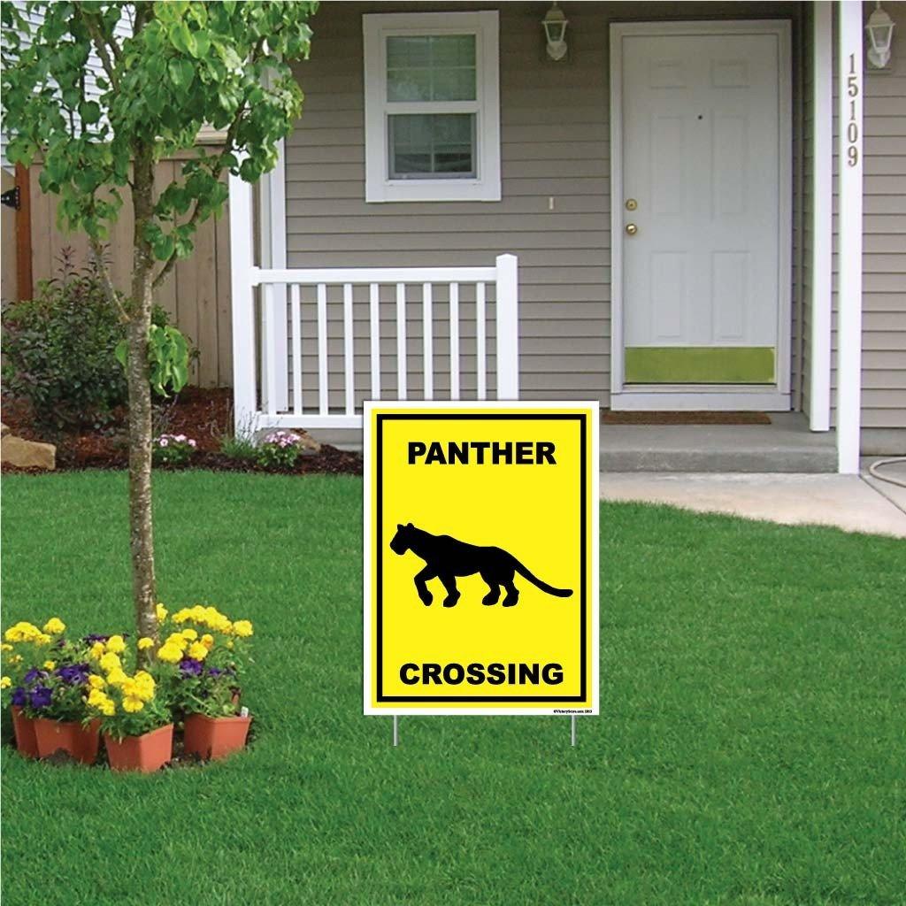 Panther Crossing Sign or Sticker - Image 5