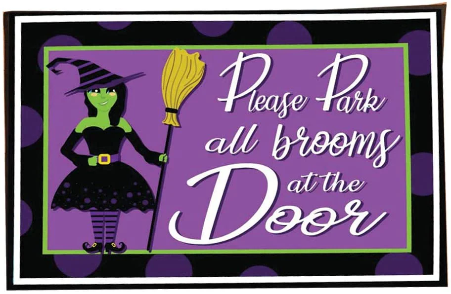 Park Witch Brooms at The Door Doormat - Image 3