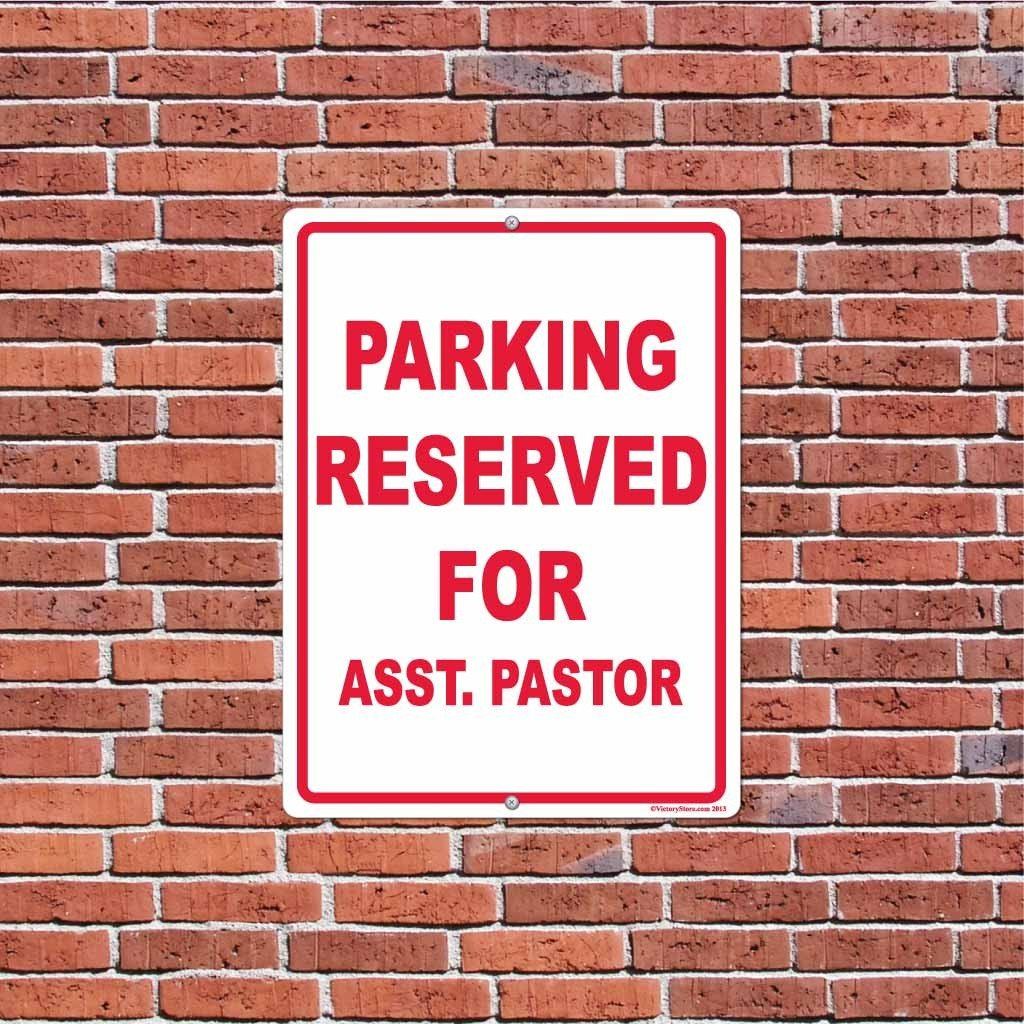Parking Reserved for Asst. Pastor Sign or Sticker