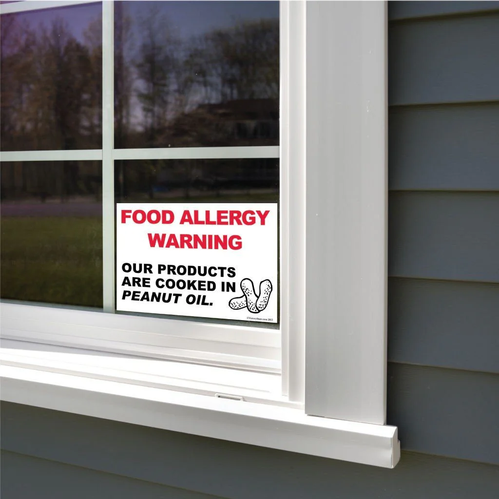 Peanut Oil Food Allergy Warning Sign