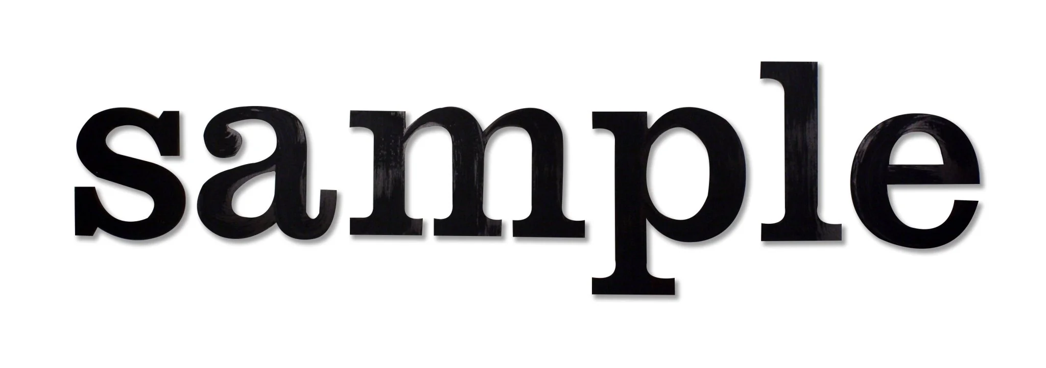 Hand Painted Custom Block Letter Wall Word - Image 3