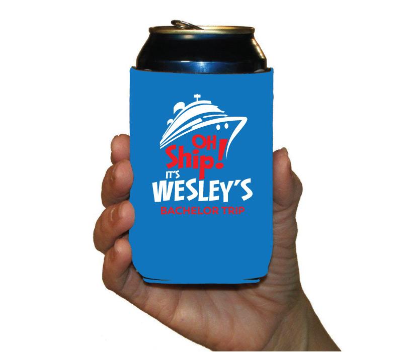 Custom Cruise Themed Can Cooler - Image 12