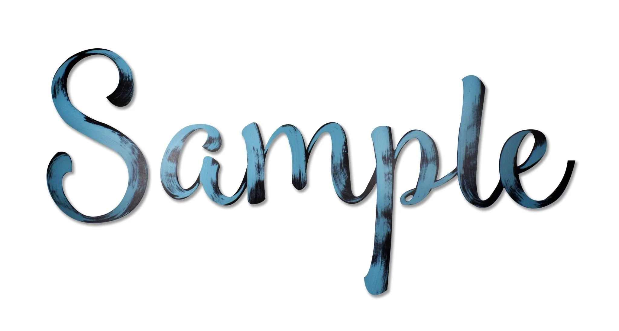 Hand Painted Personalized Script Wall Word - Image 2