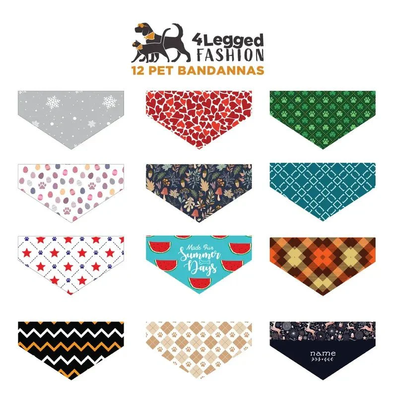 Pet Bandanas | Set of 12 - Image 3