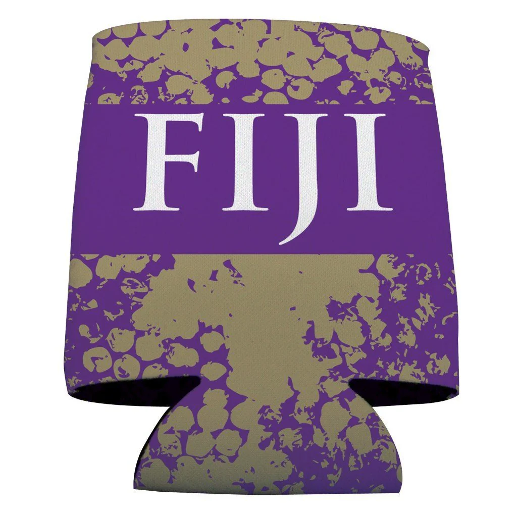 Phi Gamma Delta FIJI & Grunge Can Cooler Set