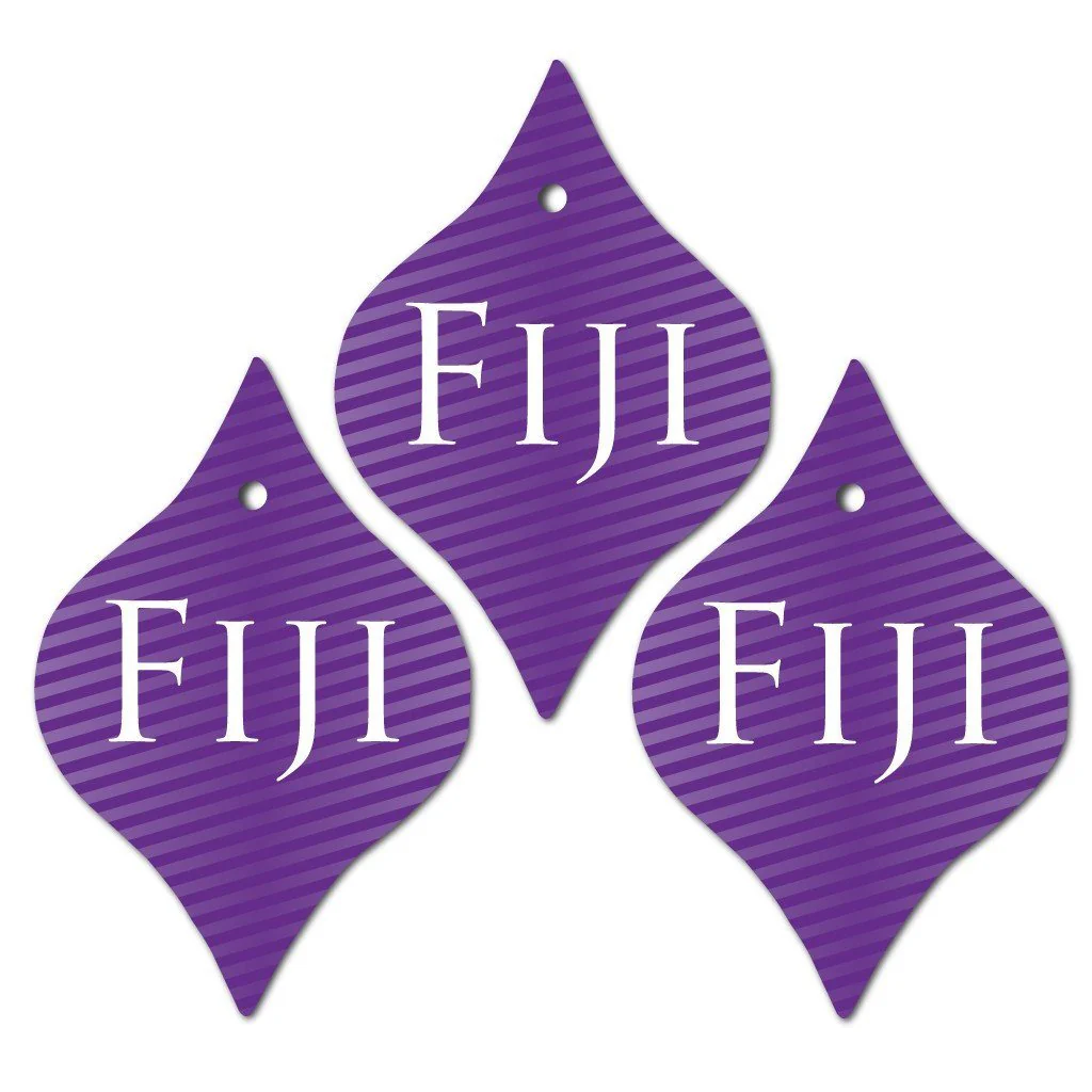 Phi Gamma Delta Tapered Ornament Set of 3 - Image 2