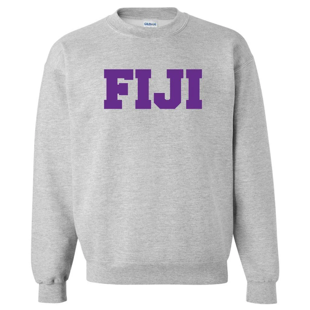 Phi Gamma Delta Sport Gray Crewneck Sweatshirt