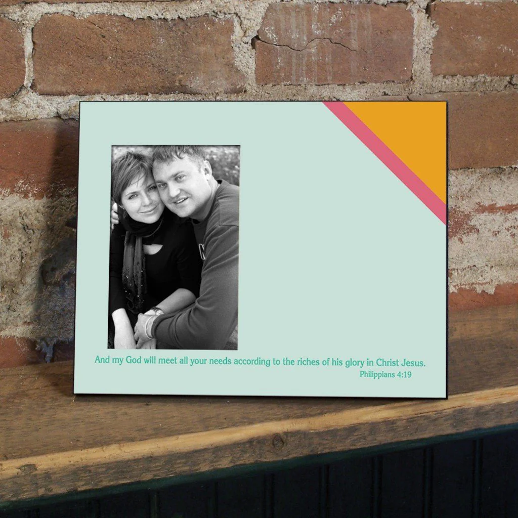 Philippians 4:19 Decorative Picture Frame