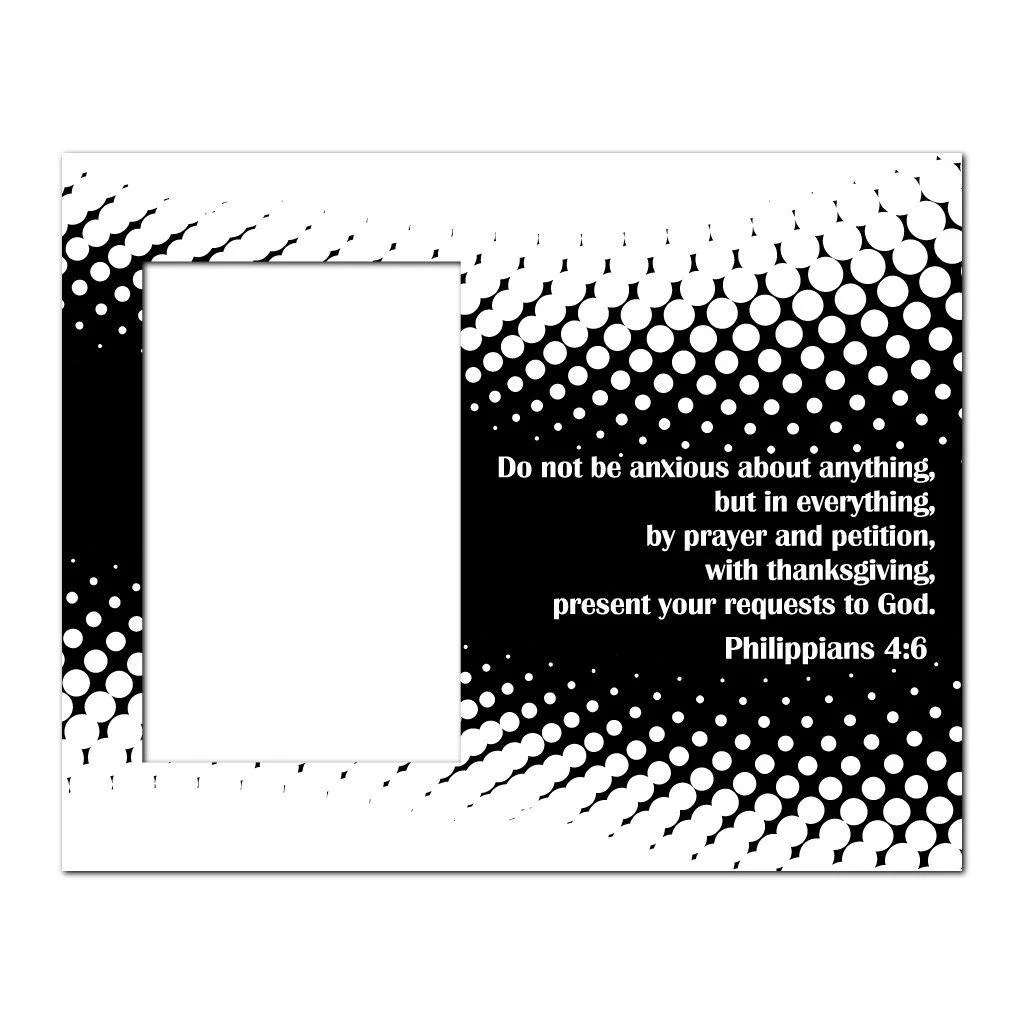 Philippians 4:6 Decorative Picture Frame - Image 2