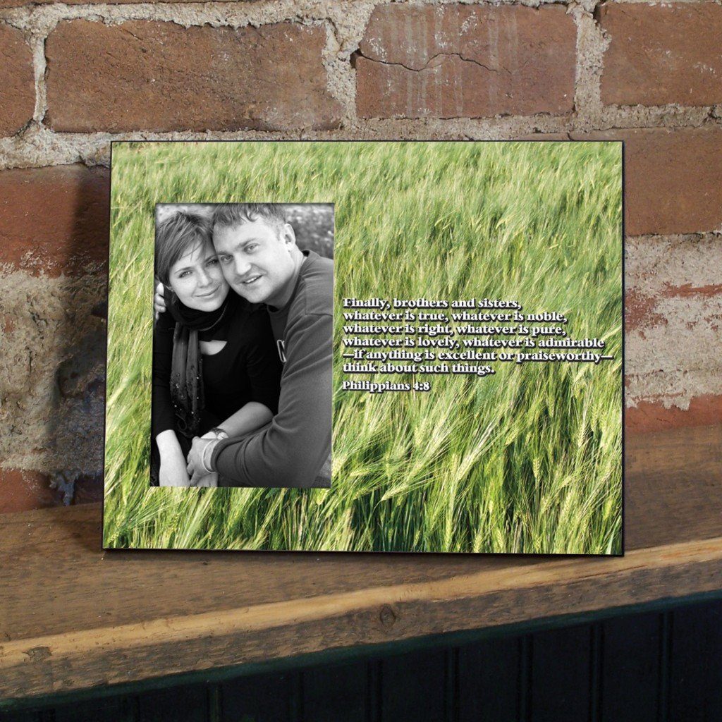 Philippians 4:8 Decorative Picture Frame