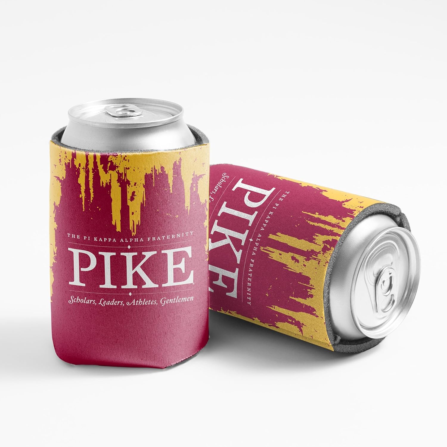 Pi Kappa Alpha Grunge Can Cooler Set - Image 2