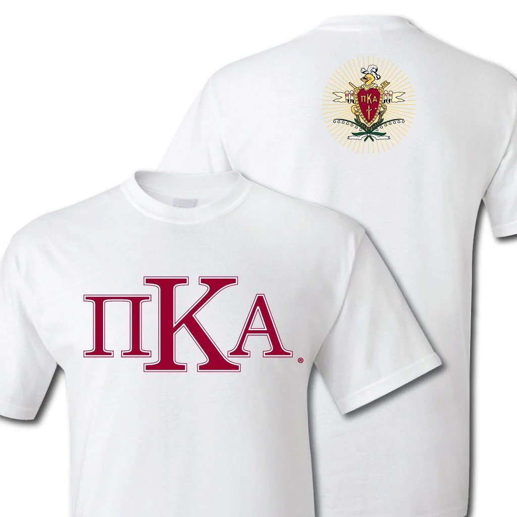 Pi Kappa Alpha Greek Letters Standard T-Shirt