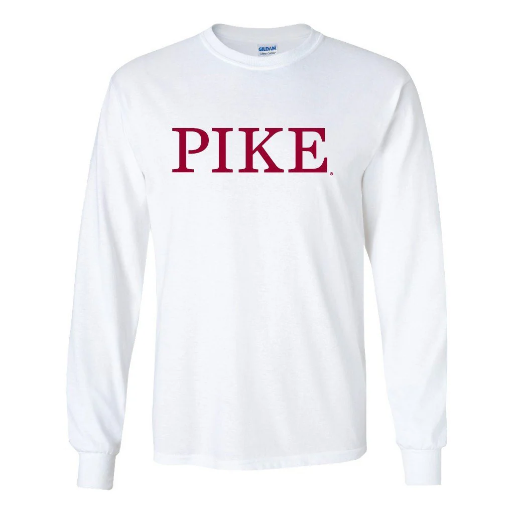 Pi Kappa Alpha Pike Design Long Sleeve T-shirt