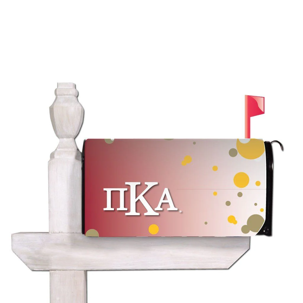 Pi Kappa Alpha Dotted Magnetic Mailbox Cover
