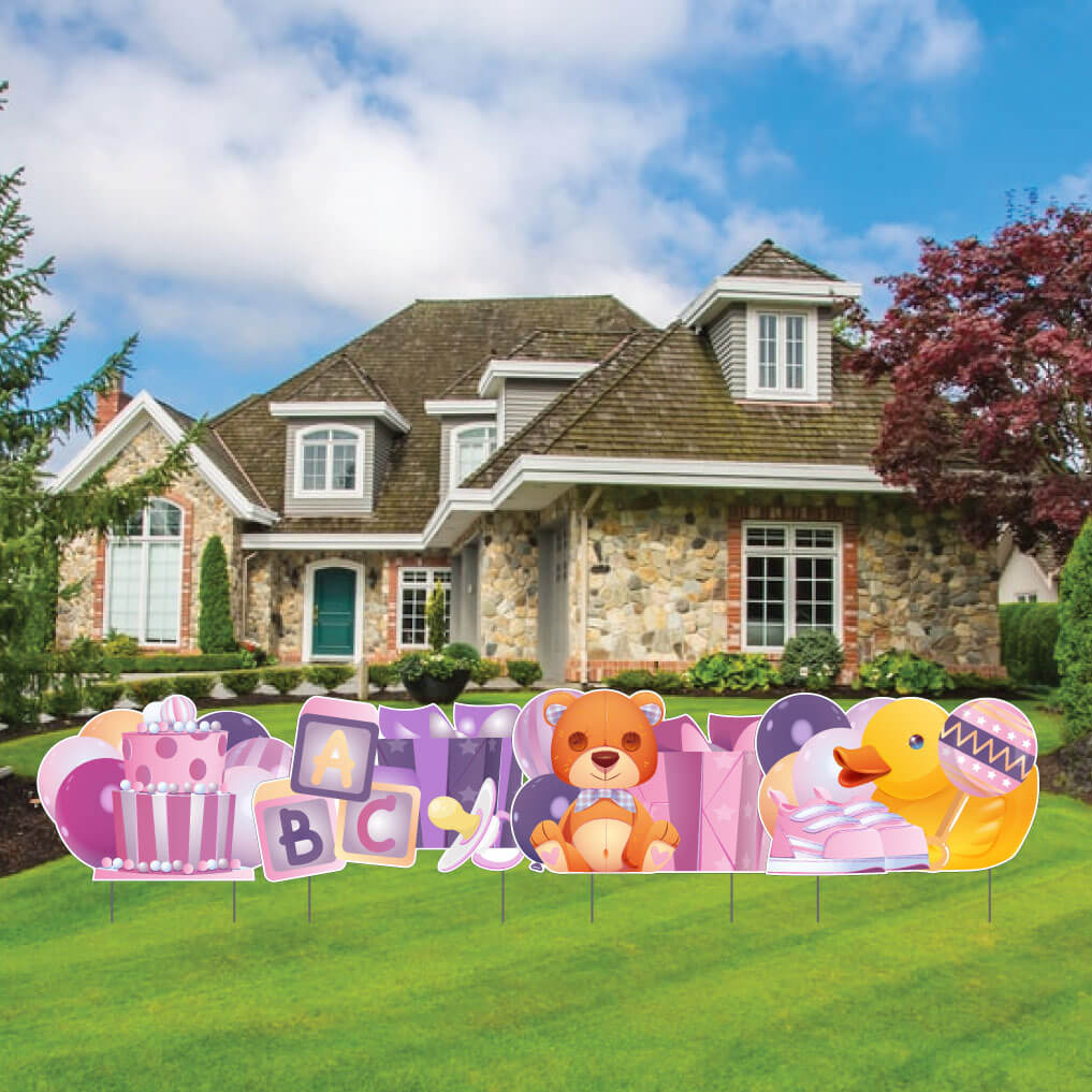 Baby Yard Card EZ Fillers 4 Pc Set