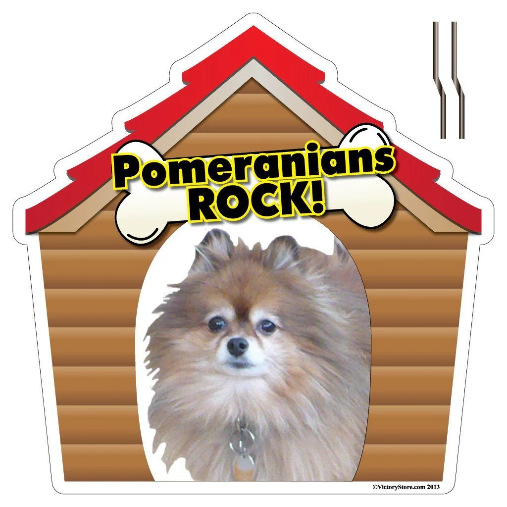 Pomeranians Rock! Dog Yard Sign - Image 2