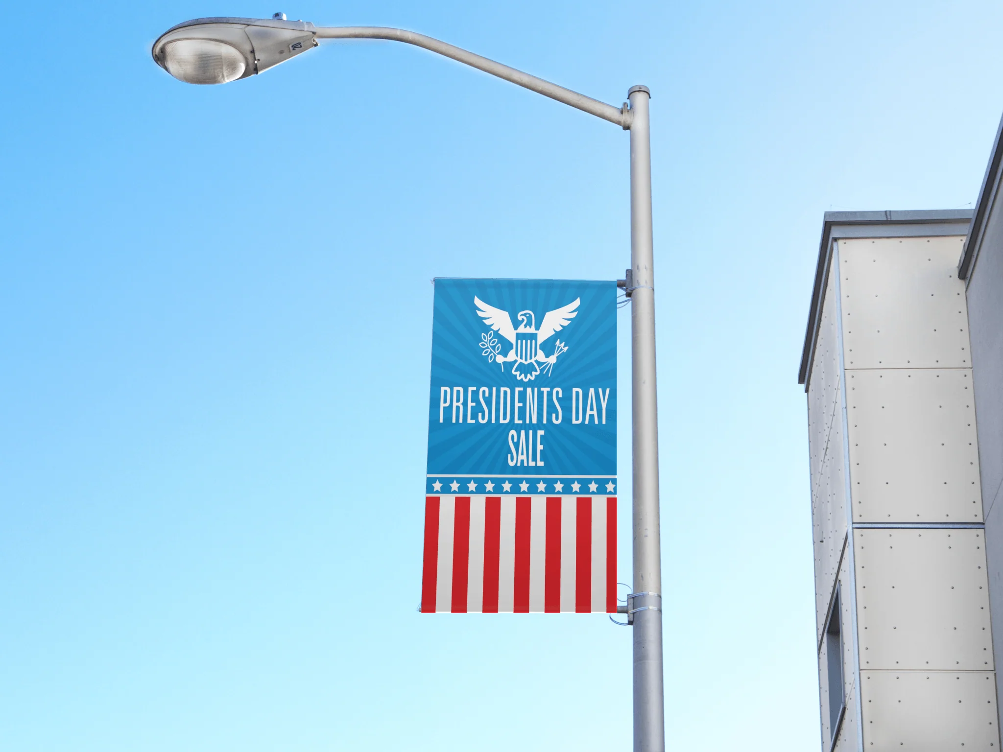 18"x36" Presidents Day Sale Pole Banner - Image 3