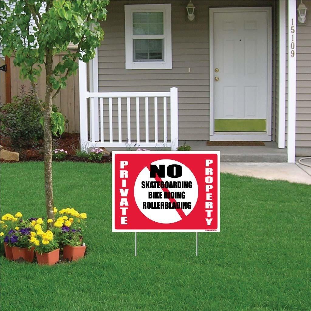 No Skateboarding, Bike Riding, Rollerblading Signs or Stickers - Image 13