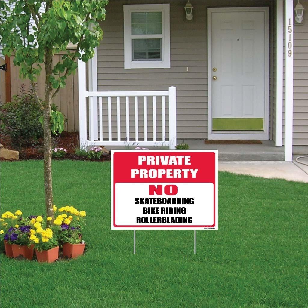 No Skateboarding, Bike Riding, Rollerblading Signs or Stickers - Image 7