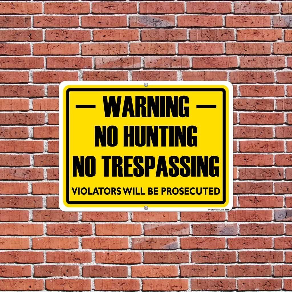 Private Property No Trespassing Hunting or Fishing Sign or Sticker - Image 8