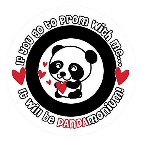 Promposal "PANDAmonium Prom" Panda Bear Yard Sign - Image 2